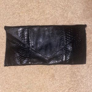 Pleather clutch